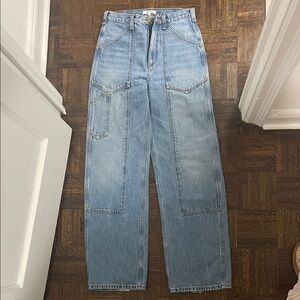 Re/Done Light Blue Straight-Leg Women’s Jeans